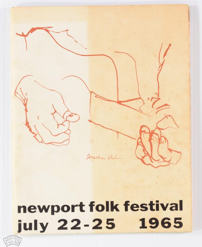 1965 Bob Dylan Newport Folk Festival Program (1 of 5)