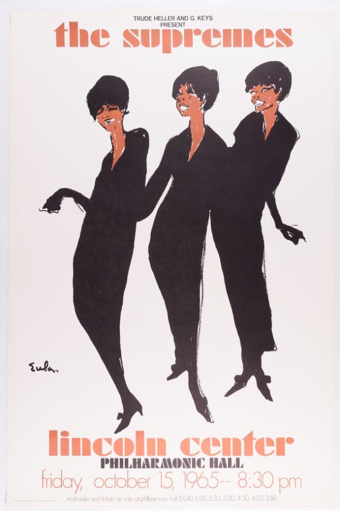 1965 The Supremes Lincoln Center Poster (1 of 1)