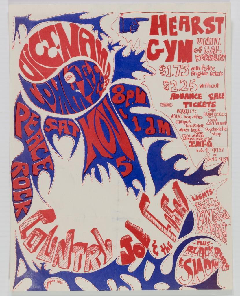 1966 Country Joe Hearst Gym Handbill (1 of 2)