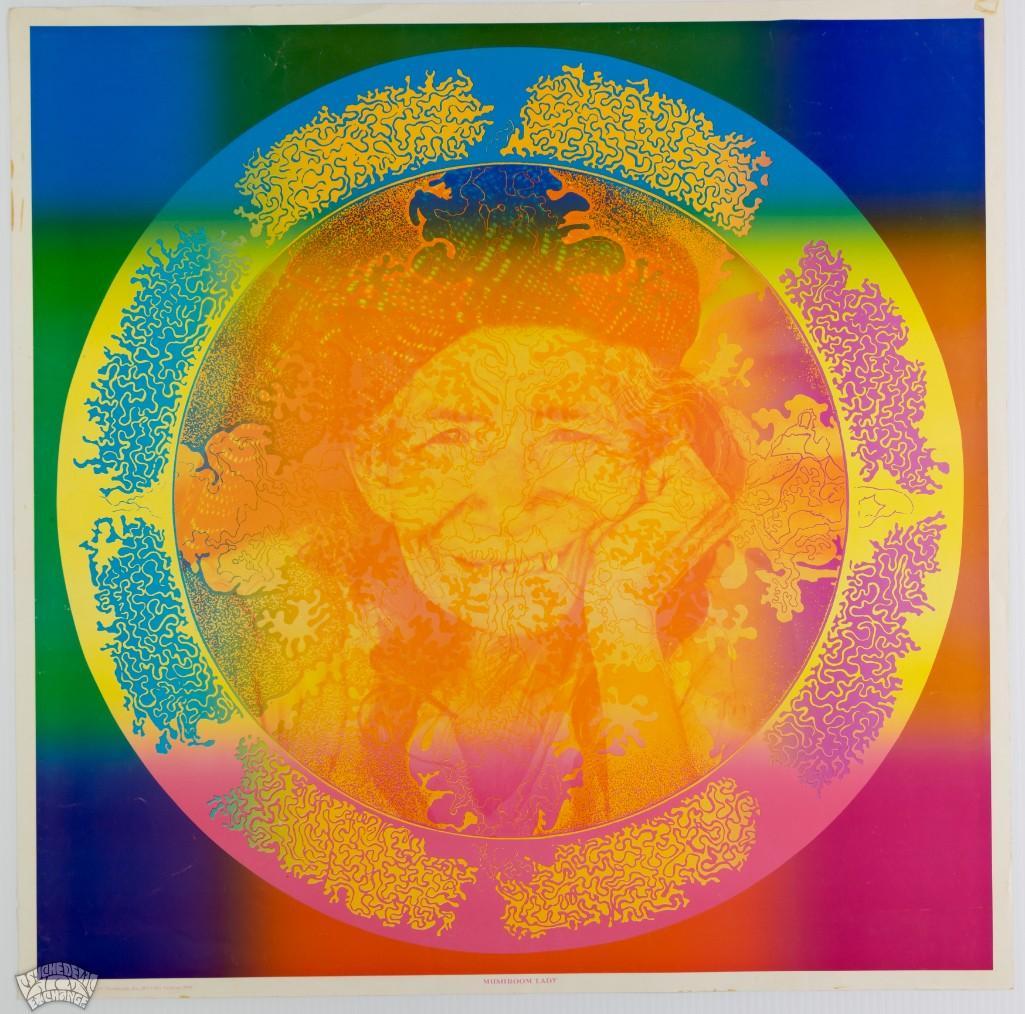 1967 East Totem West Mushroom Lady Poster (1 of 2)