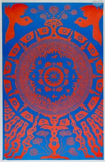 1967 East Totem West Flight Patterns Poster Trimmed (1 of 2)