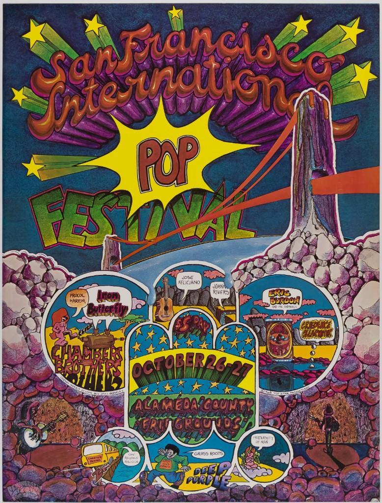 1968 San Francisco Intl Pop Festival Poster (1 of 1)