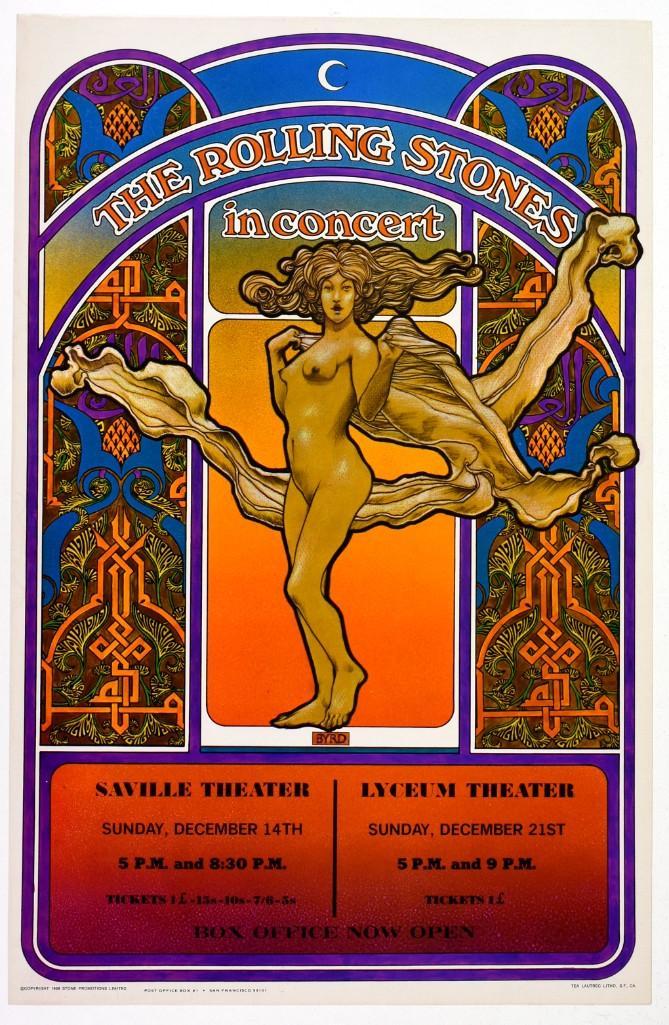 1969 The Rolling Stones Saville Lyceum Poster (1 of 1)
