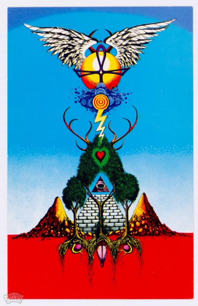 1969 Rick Griffin Unnamable Postcard (1 of 1)