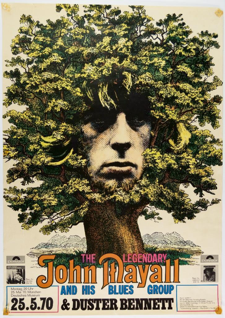 1970 John Mayall Deutsches Museum Poster (1 of 2)