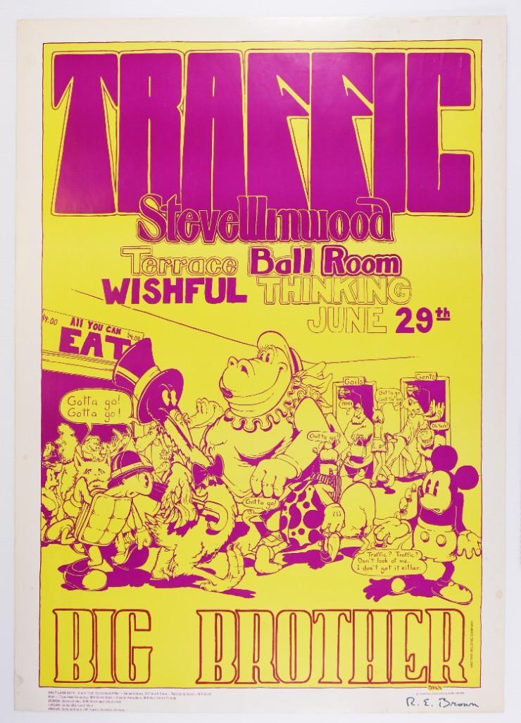1970 Traffic Terrace Ballroom Signed Poster (1 of 1)