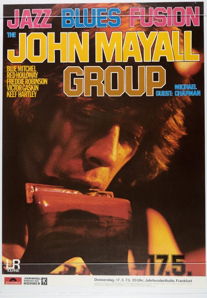 1973 John Mayall Group Frankfurt Poster (1 of 2)