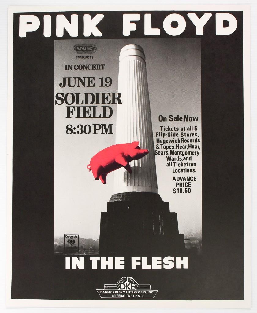 1977 Pink Floyd Soldier Field Poster (1 of 1)