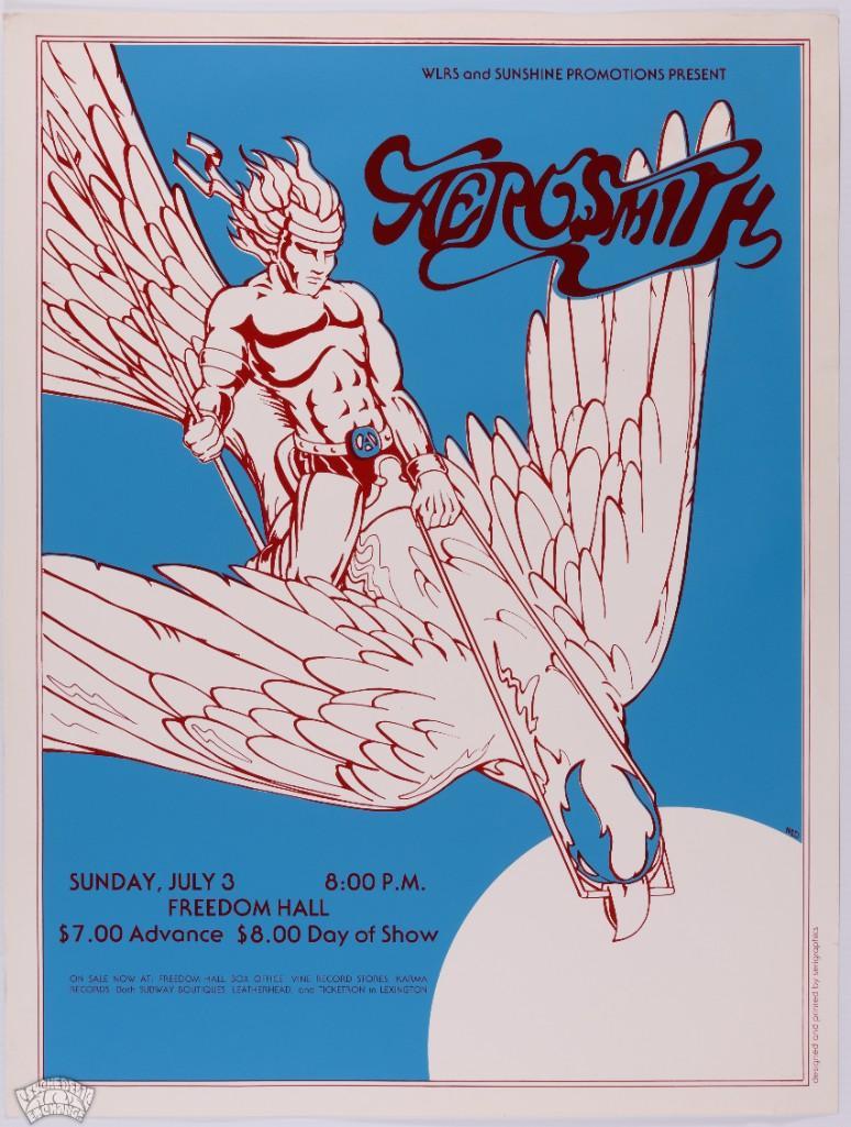 1977 Aerosmith Freedom Hall Poster (1 of 2)