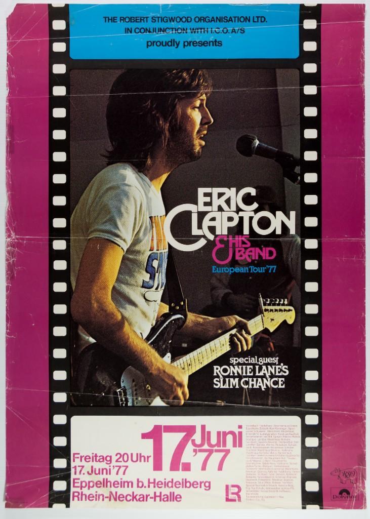 1977 Eric Clapton Germany Poster (1 of 2)