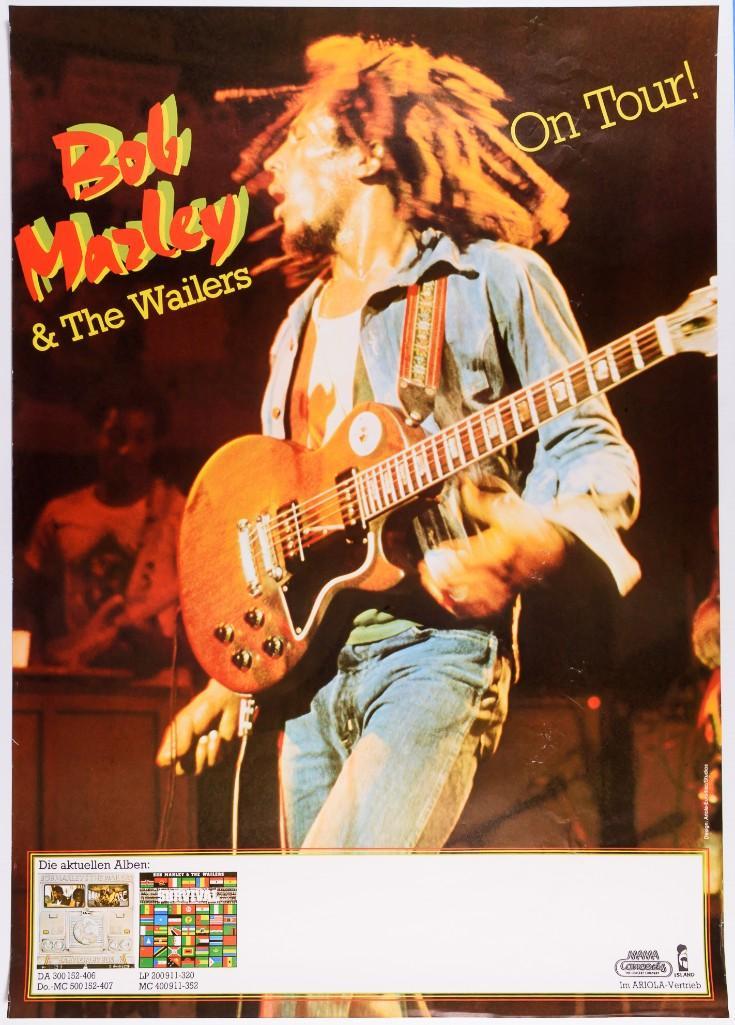 1980 Bob Marley The Wailers Tour Blank Poster (1 of 1)