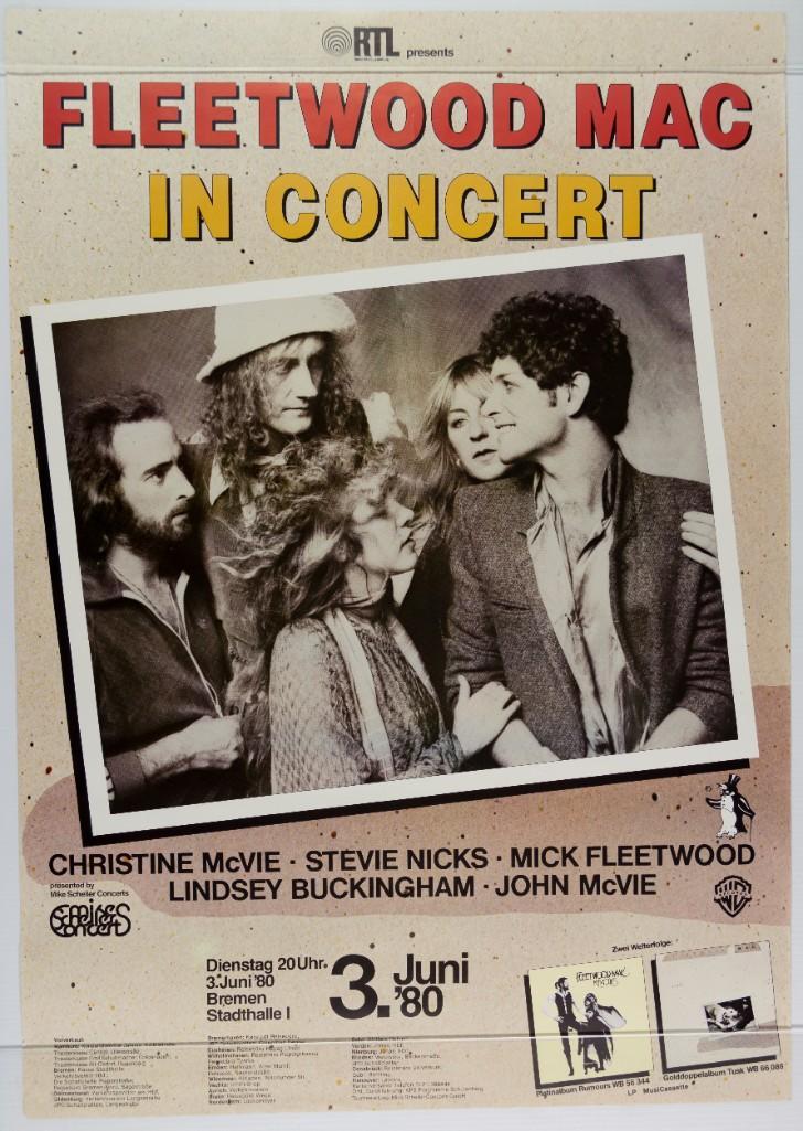 1980 Fleetwood Mac Germany Poster (1 of 2)
