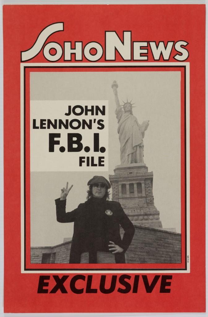 1980 Soho News John Lennon Card: We believe this was most likely an insert for a newspaper box. --CRITICAL DETAILS-- --TITLE: Soho News John Lennon Card --GRADE: MINT 93 --DATE: 1980
