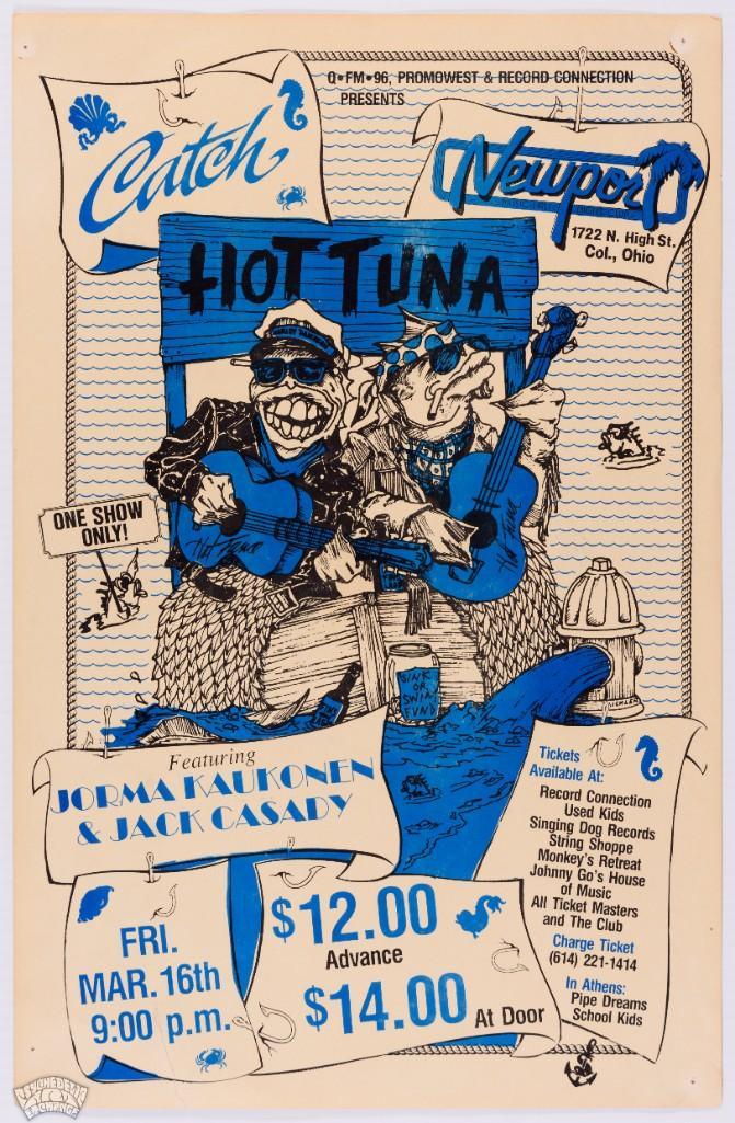 1984 Hot Tuna Newport Music Hall Poster (1 of 2)