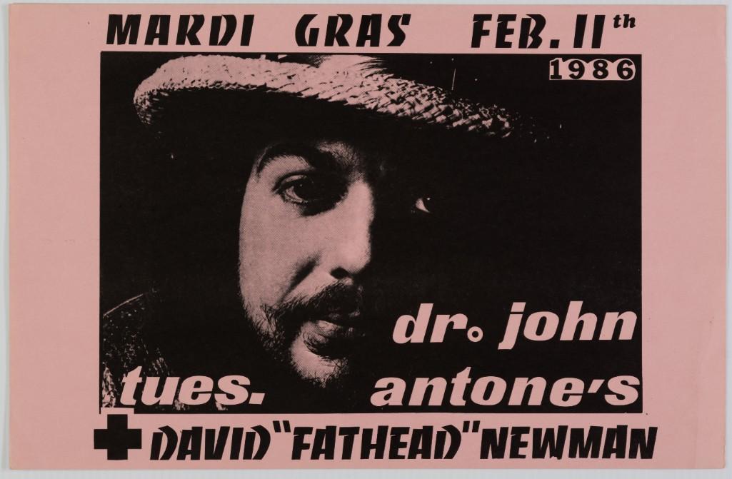 1986 Dr John Antones Poster (1 of 1)