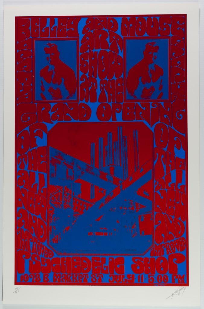 1988 Psychedelic Shop Kelley Mouse Show Signed Poster (1 of 1)