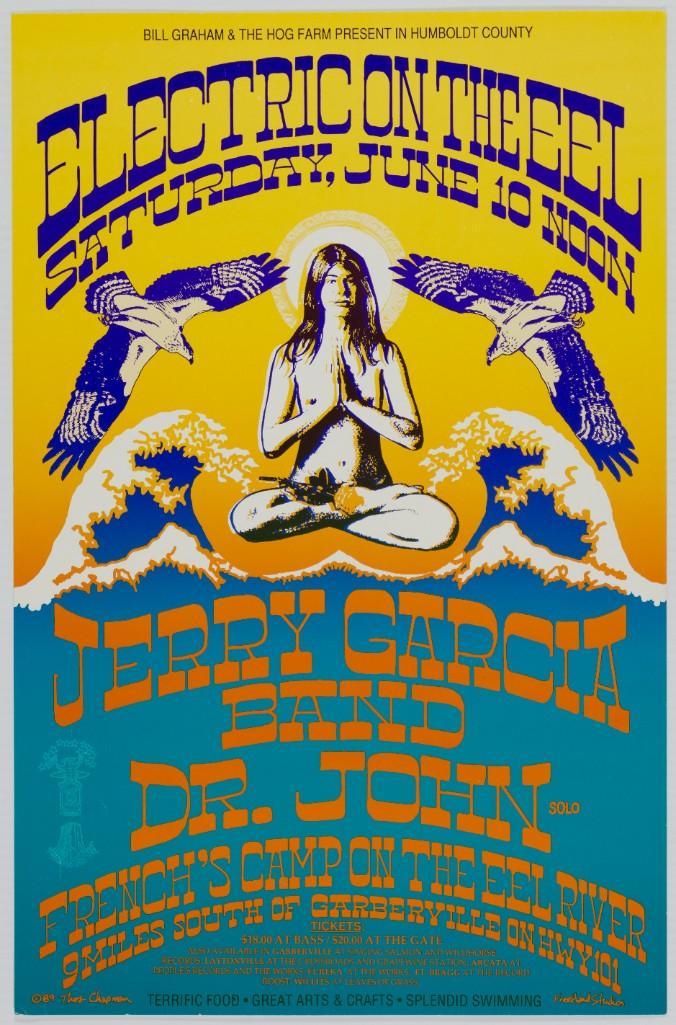 1989 Jerry Garcia Electric on the Eel  Poster (1 of 1)