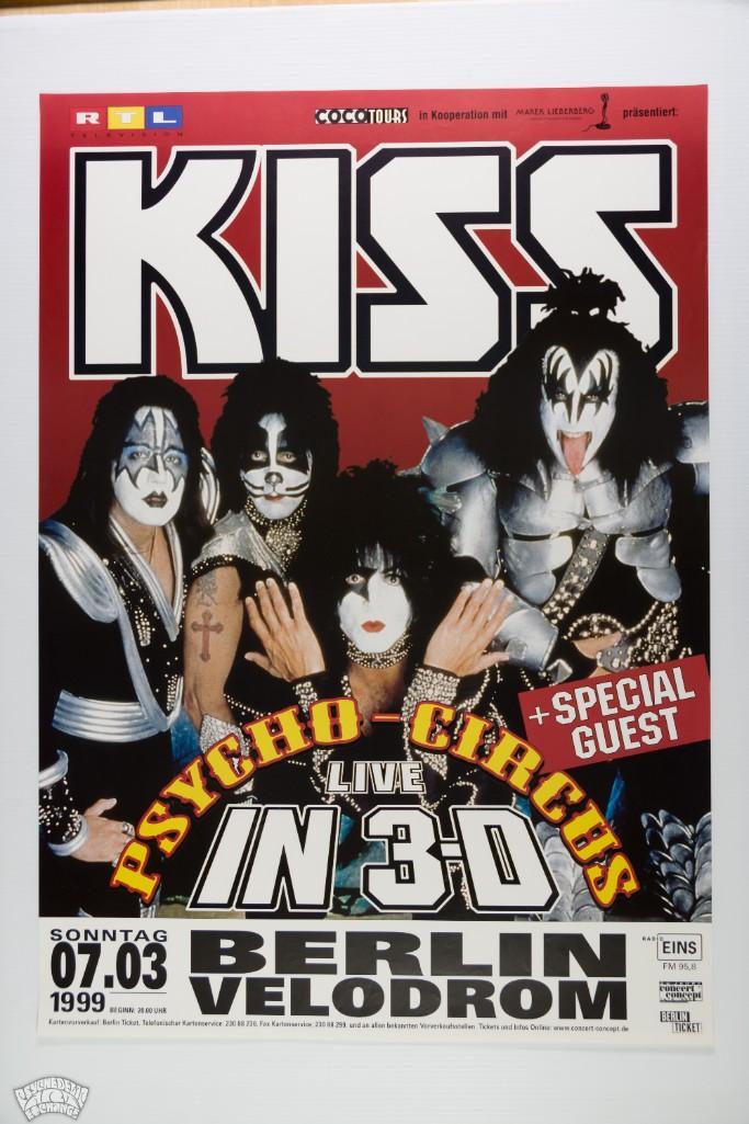 1999 KISS Berlin Germany Poster (1 of 1)