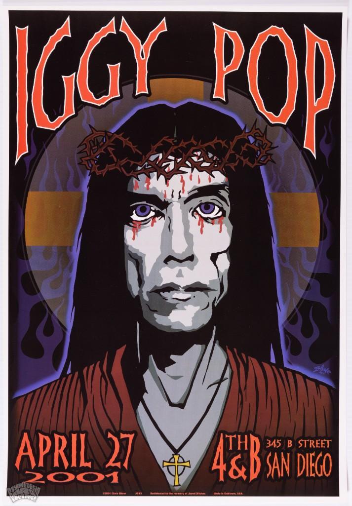 2001 Iggy Pop San Diego Poster (1 of 1)