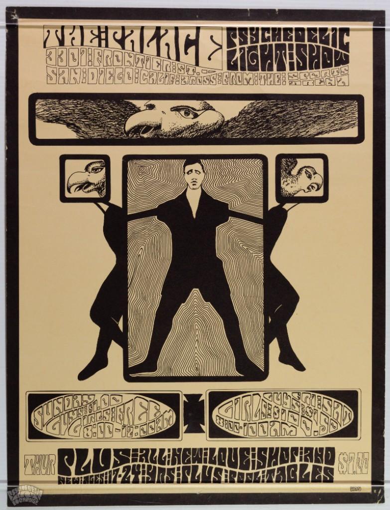 1968 The Palace Venue Light Show San Diego Poster (1 of 2)