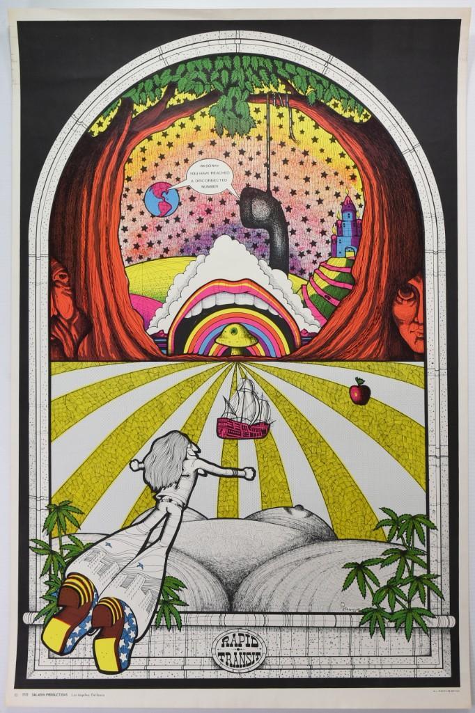 1970 Rapid Transit Headshop Poster (1 of 1)
