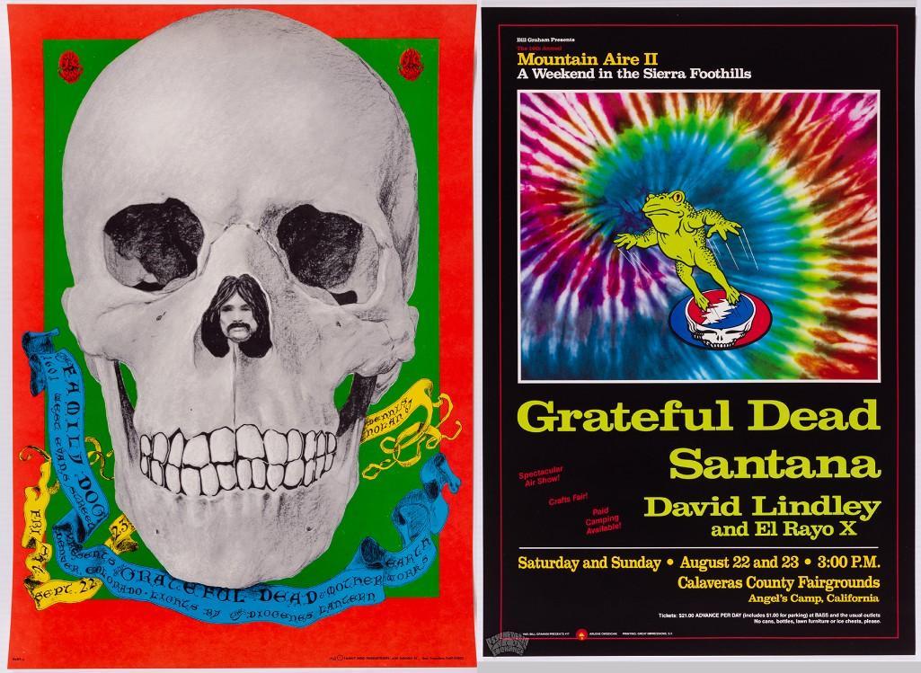 Lot of 2 Popular Grateful Dead Original Posters (1 of 3)