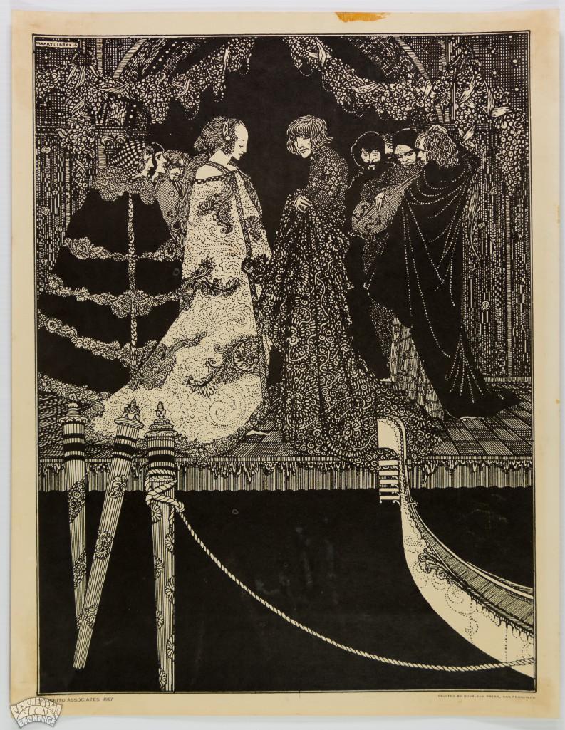 1967 Harry Clarke Double H Press Print  Poster (1 of 2)