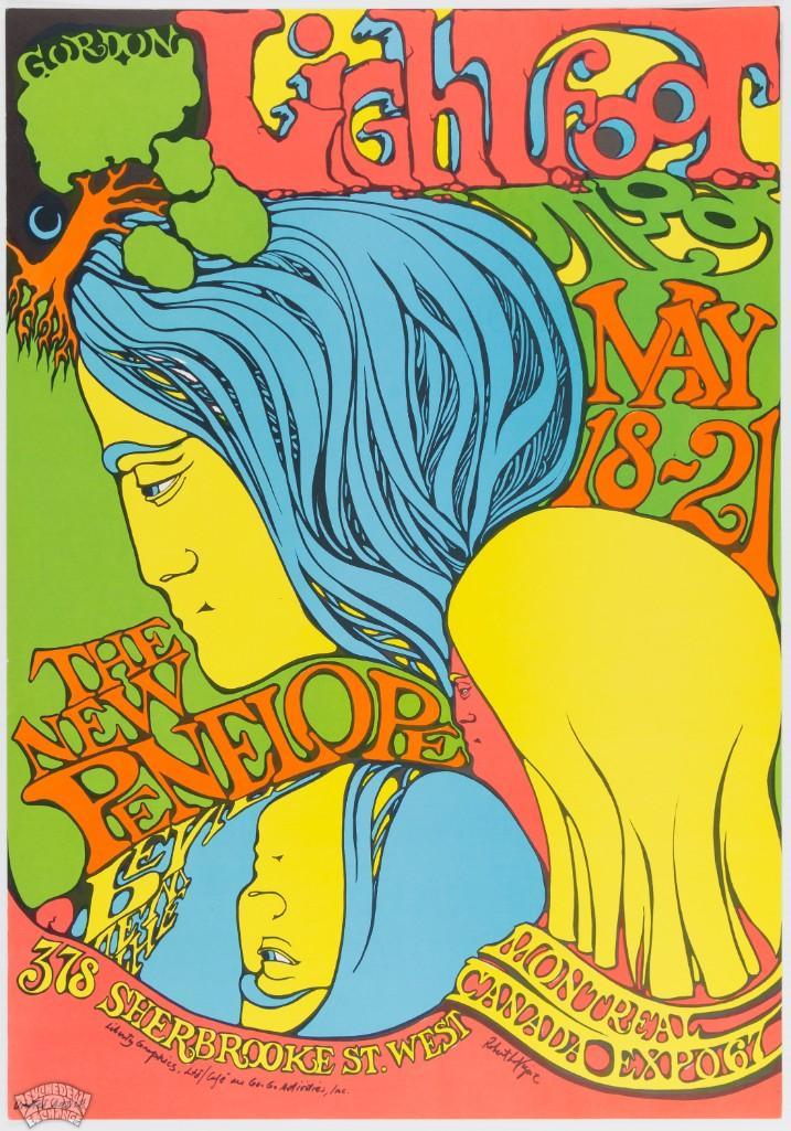 1967 Gordon Lightfoot Montreal Canada Expo Poster (1 of 1)