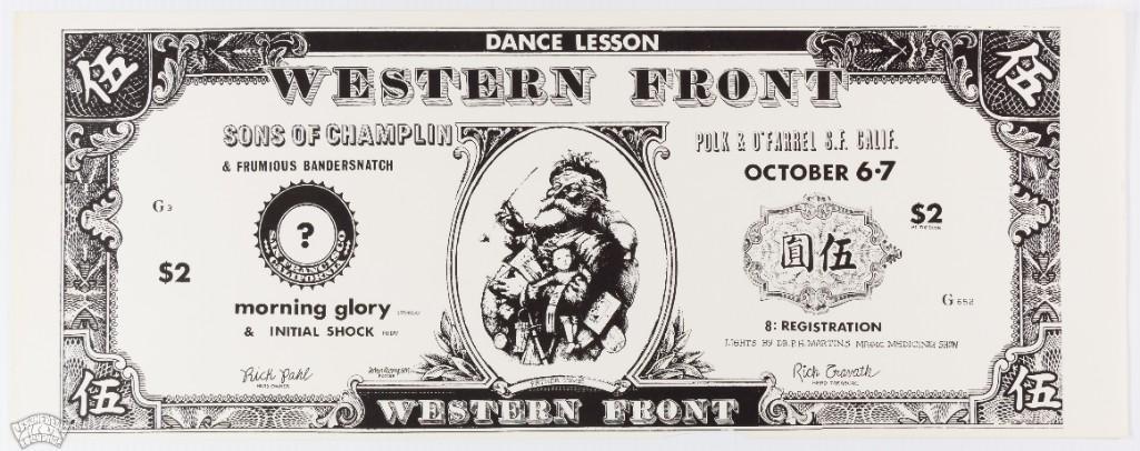 1968 Sons of Champlin Western Front Poster (1 of 1)