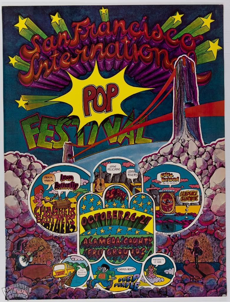 1968 San Francisco International Pop Festival Poster (1 of 1)