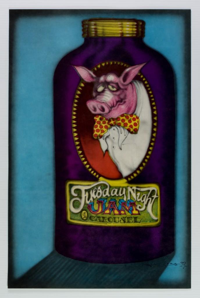 1968 Tuesday Night Jam Carousel Signed Poster (1 of 2)