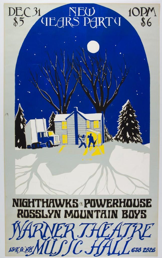 1975 Nighthawks Warner Theatre Poster (1 of 2)