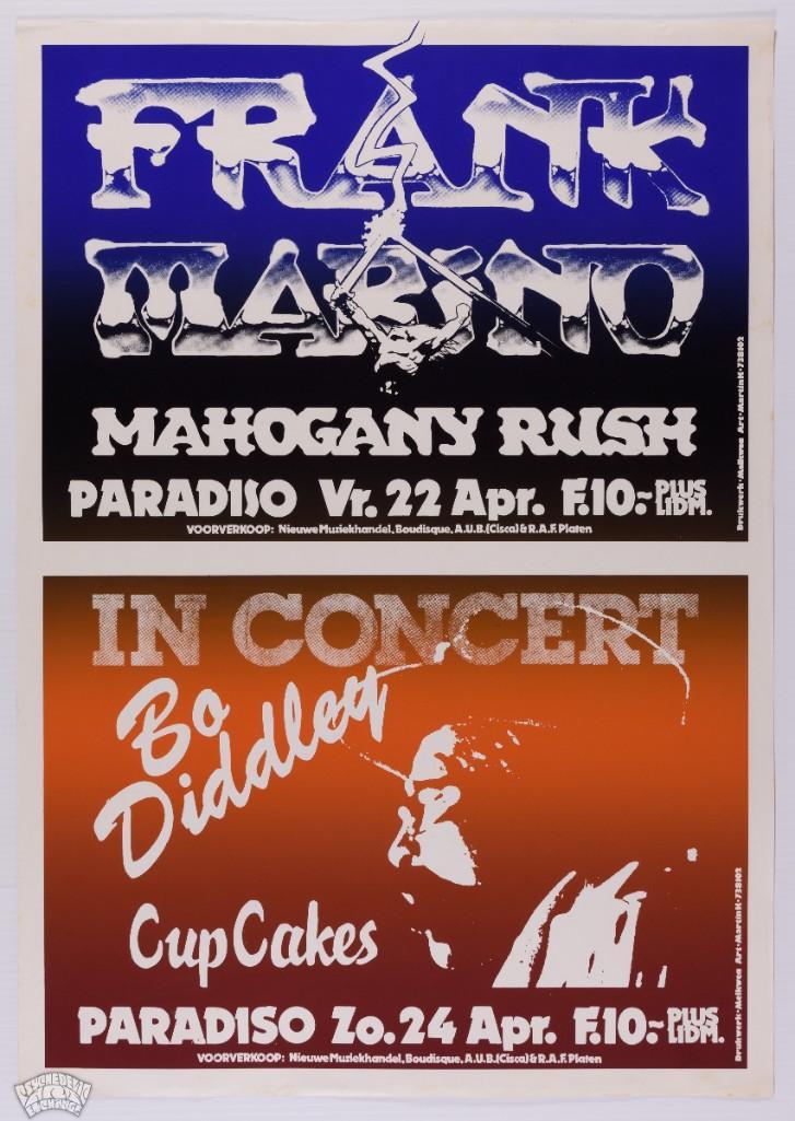1980 Frank Marino Bo Diddley Paradiso Poster (1 of 2)
