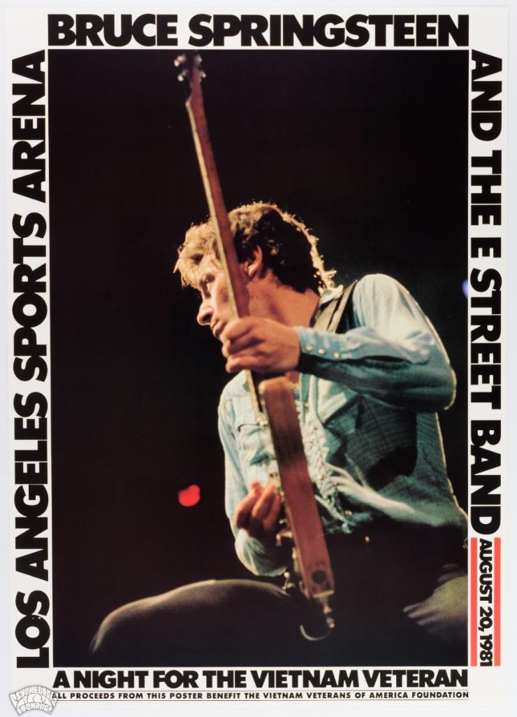 1981 Bruce Springsteen LA Sports Arena Poster (1 of 1)