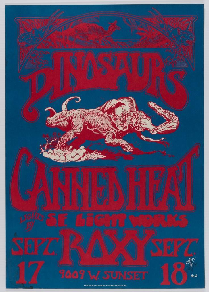 1982 The Dinosaurs The Roxy Signed Poster (1 of 2)