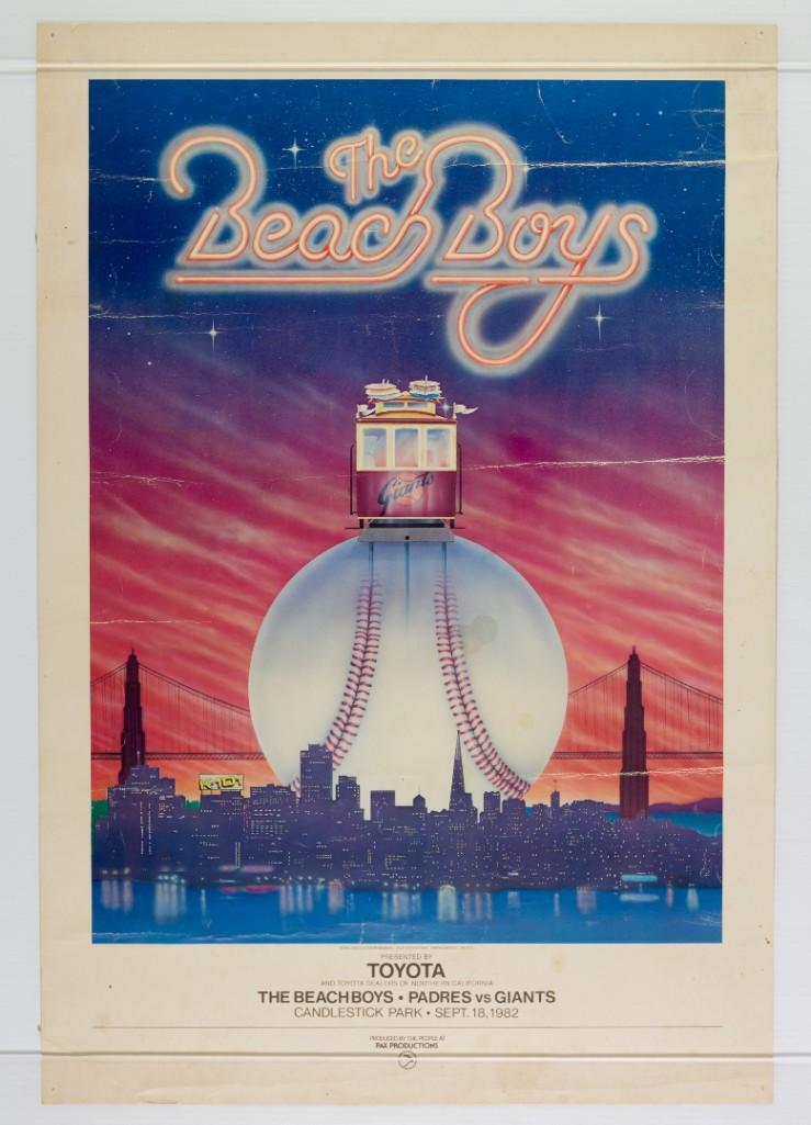 1982 Beach Boys Candlestick Park Poster (1 of 2)