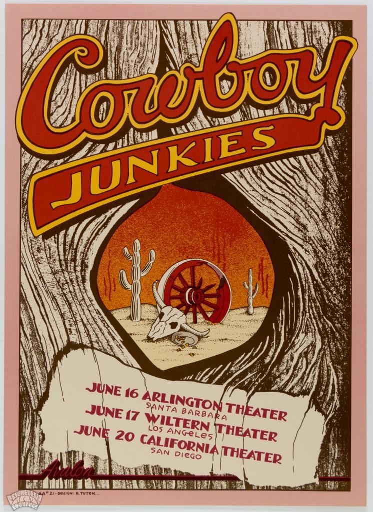 1990 Cowboy Junkies Arlington Theater Poster (1 of 1)