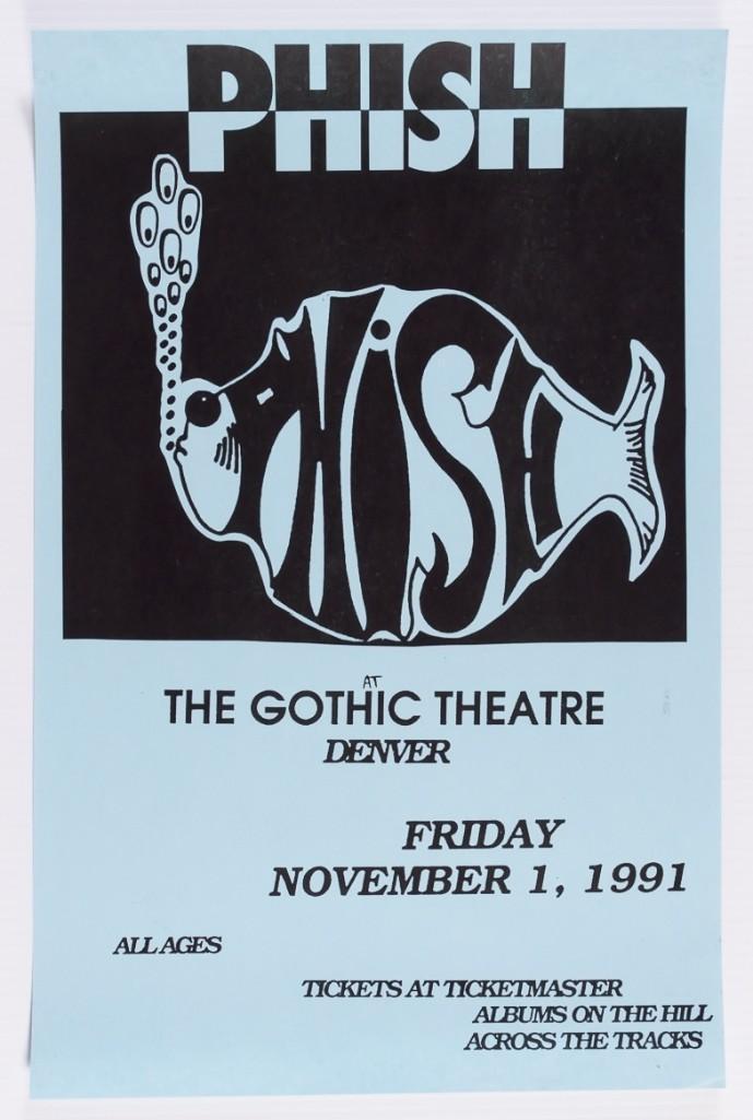 1991 Phish Gothic Theatre Poster (1 of 1)