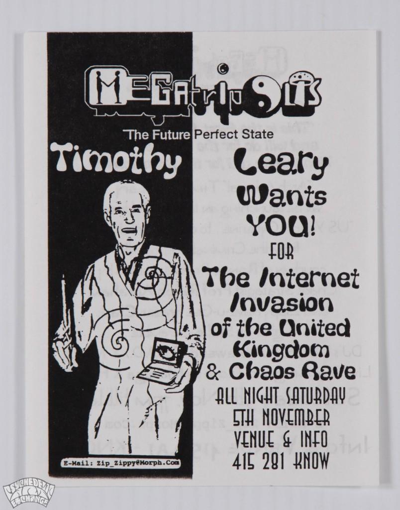 1994 Timothy Leary Megatripolis Flyer (1 of 2)