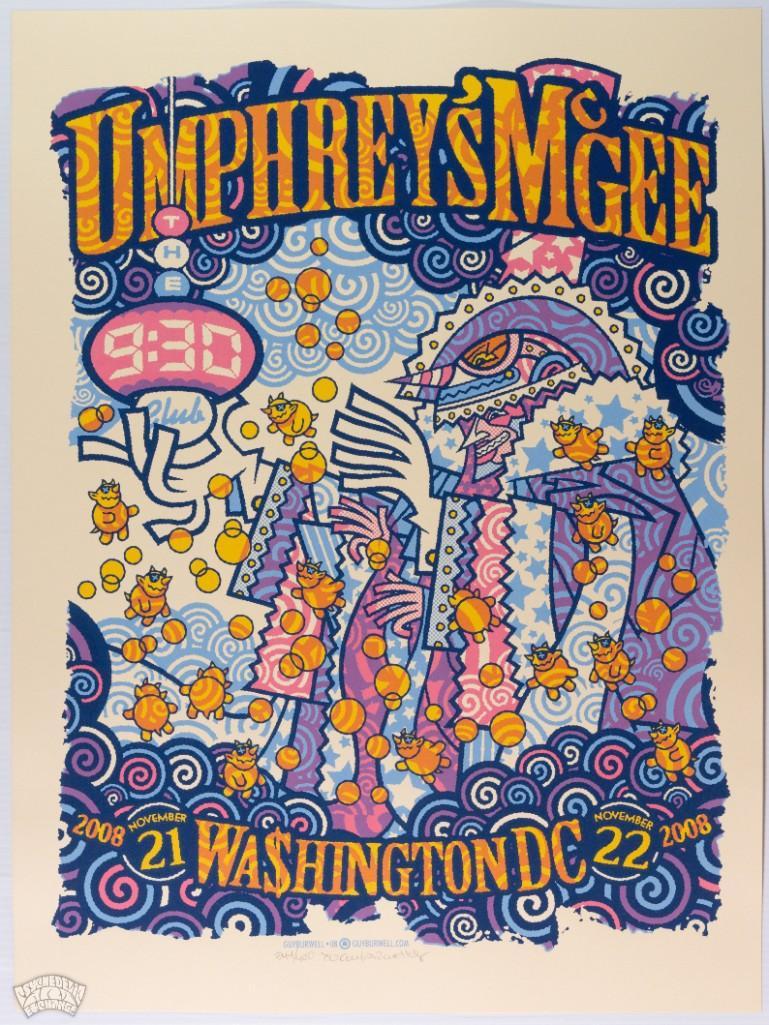 2008 Umphrey's McGee Signed LE Poster (1 of 1)