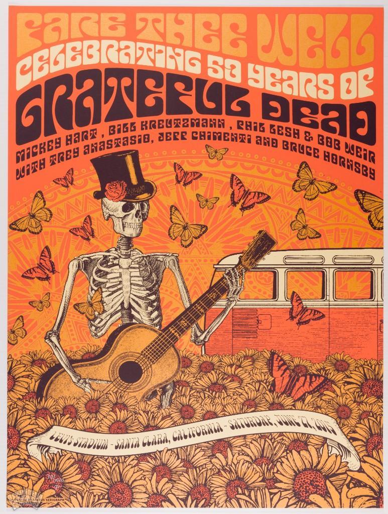 2015 Grateful Dead Fare Thee Well Signed LE Poster (1 of 2)