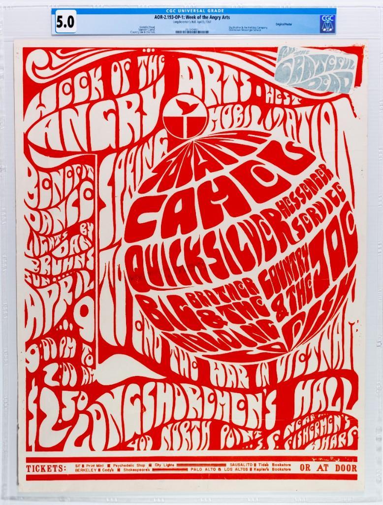 1967 AOR-2.193 Grateful Dead OP-1 Poster 5 (1 of 2)