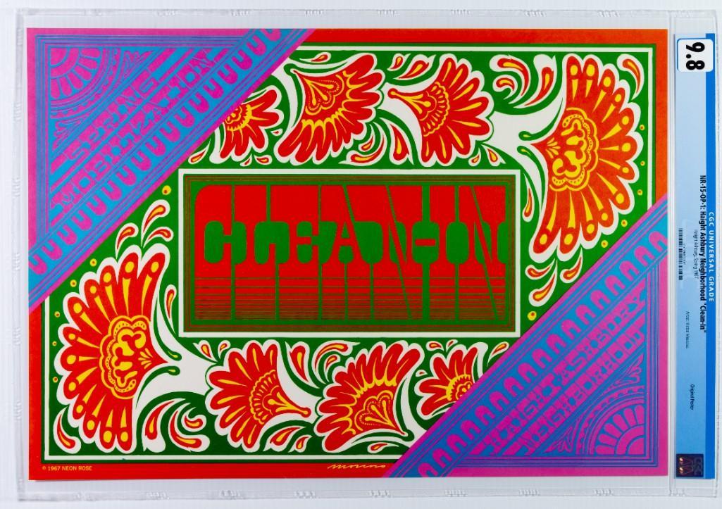 1967 NR-15 Clean In Haight Ashbury OP-1 Poster 9.8 (1 of 1)