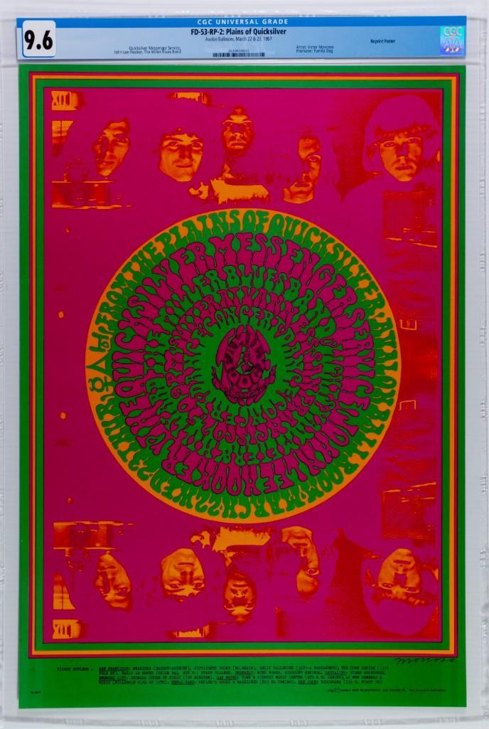 1967 FD-53 Quicksilver Avalon Reprint Poster 9.6 (1 of 1)