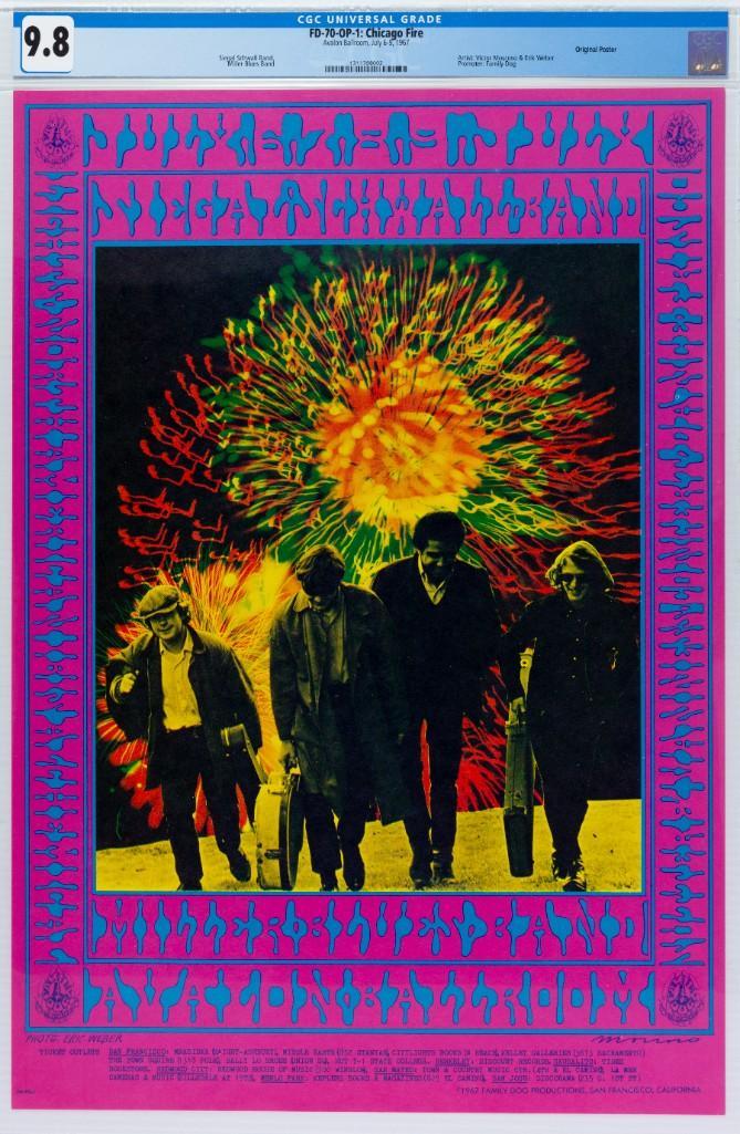 1967 FD-70 Siegal Schwall Avalon OP-1 Poster 9.8 (1 of 1)