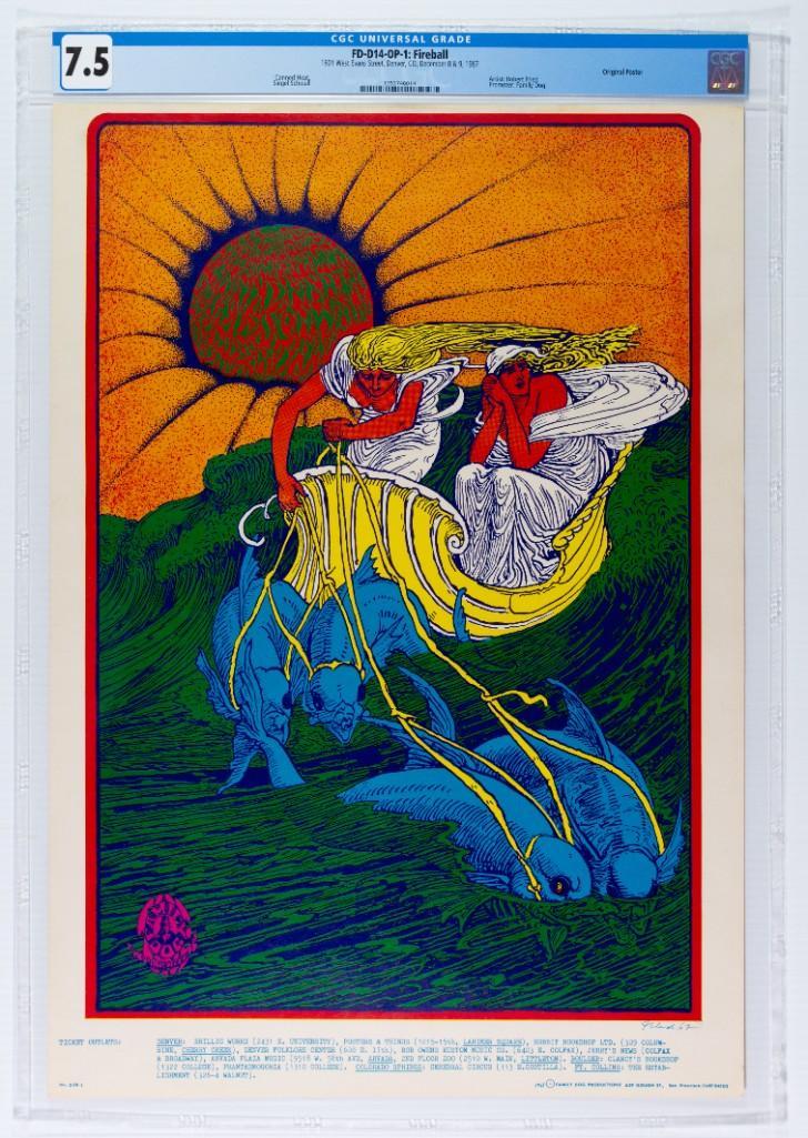 1967 FD-D14 Canned Heat 1601 West Evans OP-1 Poster 7.5 (1 of 2)