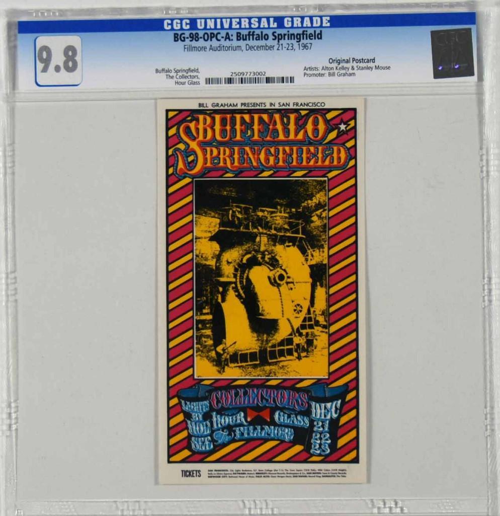 1967 BG-98 Buffalo Springfield Fillmore OPC 9.8 (1 of 1)