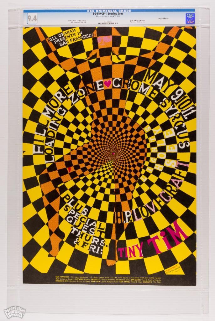 1968 BG-119 Loading Zone Fillmore OP-1 Poster 9.4 (1 of 1)