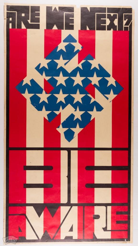 1965 ARE WE NEXT? Wes Wilson RP-2 Poster (1 of 2)