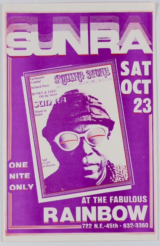 1976 Sun Ra The Rainbow Original Poster (1 of 2)
